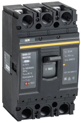 Выключатель автоматический 3п 250А 35кА ВА88-37 MASTER | код SVA40-3-0250-02 | IEK